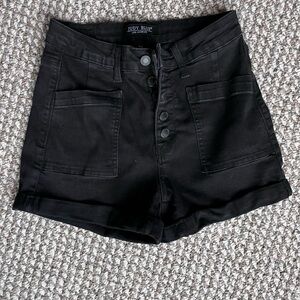 Judy Blue Women's High Waist Black Shorts